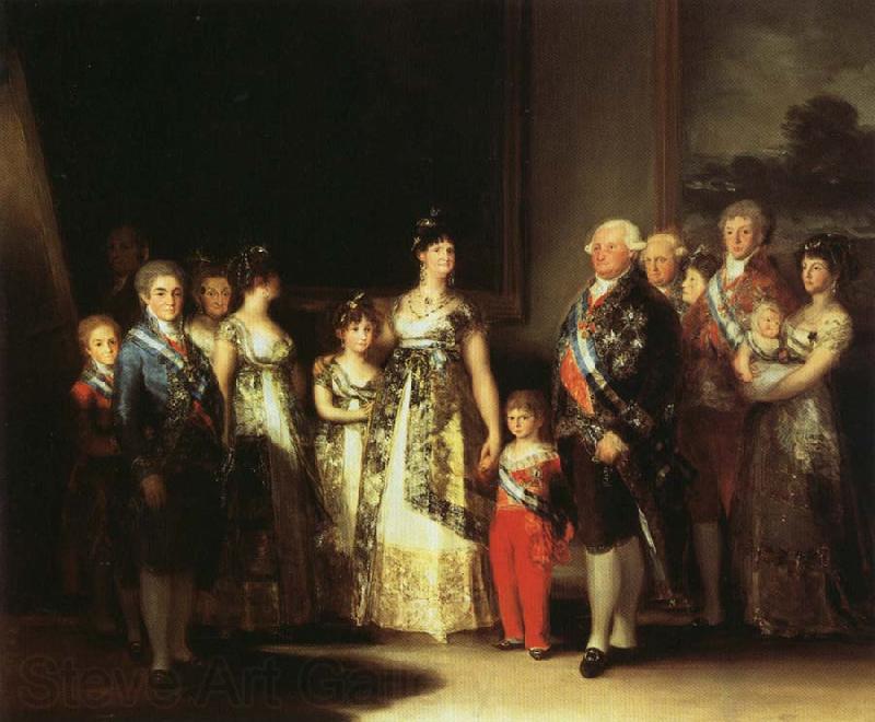 Francisco Goya Portrait of the Family of Charles IV Spain oil painting art